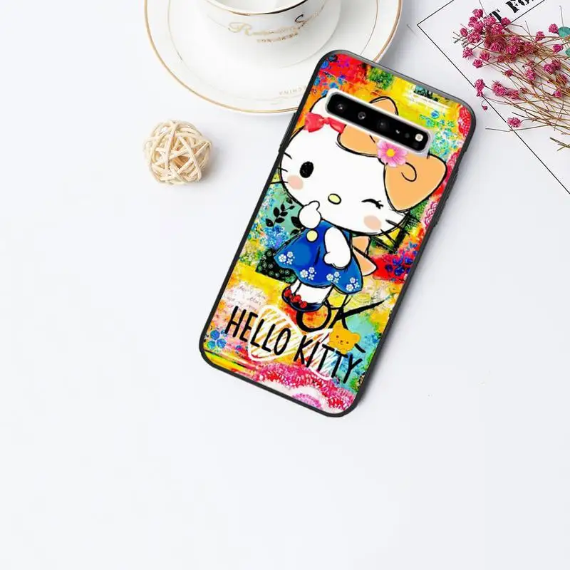 

Cute Kawaii Hellos Cat Kitties Phone Case case coque samsung galaxy S7 S8 S9 S10e S20 PLUS Note 10 Pro PLUS LITE NOTE 20 UITRA