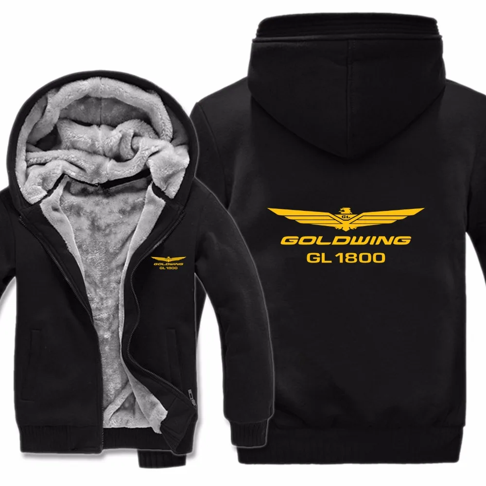 

Goldwing GL1800 Hoodies Men Fashion Wool Liner Jacket Goldwing Sweatshirts Hoody HS-009