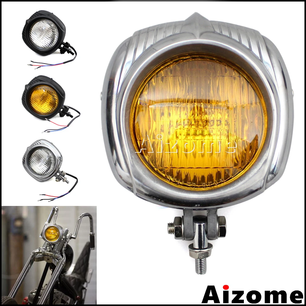 Винтажная мотоциклетная фара с герметичным лучом для Harley Dyna Sportster настраиваемый