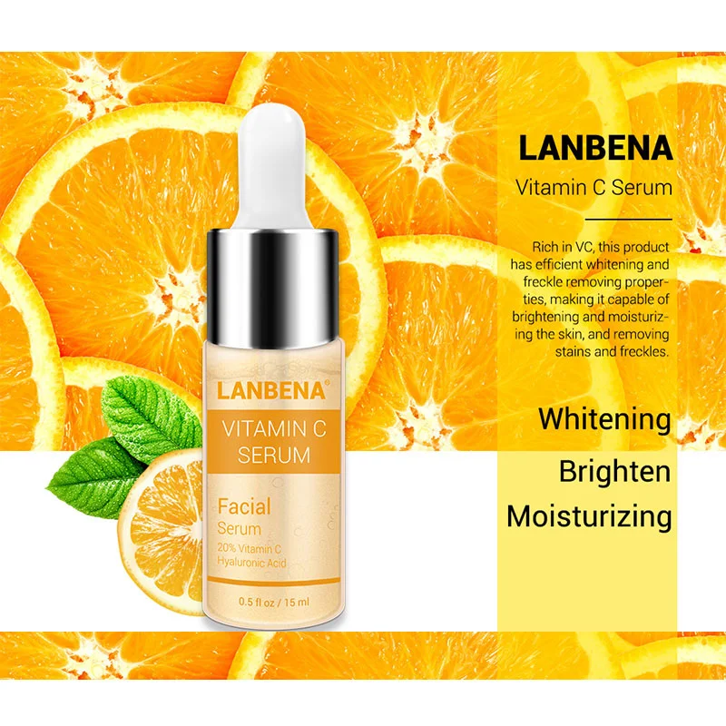 Витамин C отбеливающая лицевая сыворотка Care осветляющие пятна кожу лица эссенция