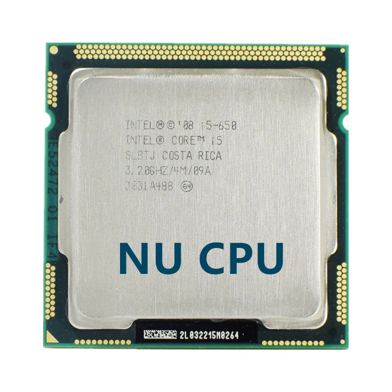 

Intel Core i5-650 i5 650 3.2 GHz, Processeur double cœur, 4M 73W LGA 1156 1 Commande