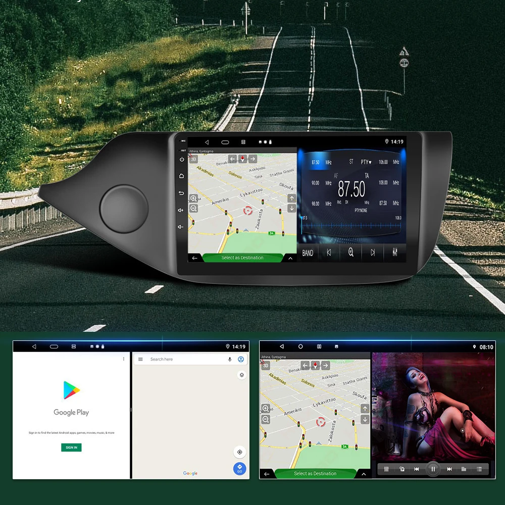 Автомагнитола для KIA CEED JD 2012 2013 2014 2015 2016 2 din Android 10 6G + 128G Мультимедийный видеоплеер