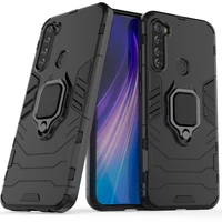 case for xiaomi redmi note 8t 8 7 9s k30 9 9a 9c pro hockproof metal finger ring holder stand hybrid hard cover tpu bumper bags