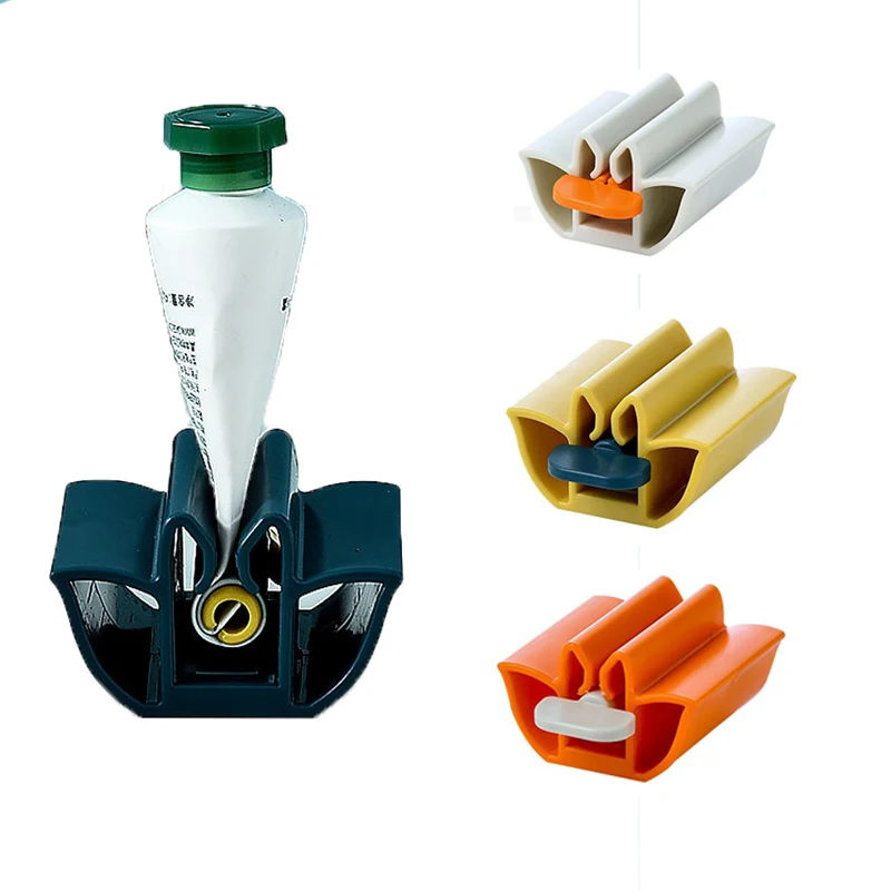 

Multicolor Toothpaste Squeezer Dispenser Clip-on Household Toothpaste Device Lazy Toothpaste Tube Squeezer Bathroom Supplies