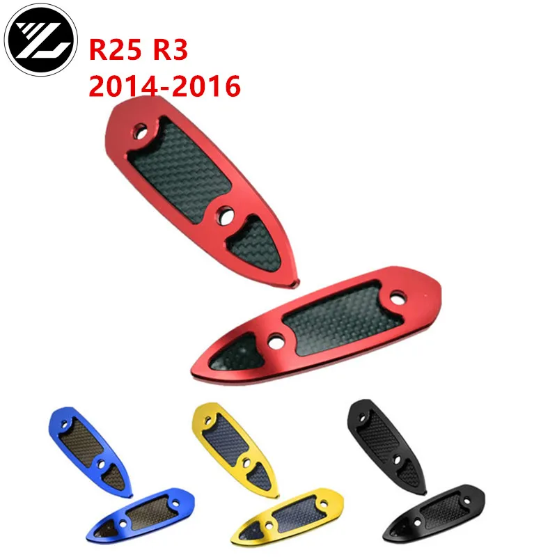 

For Yamaha YZFR3 YZF-R3 YZF-R25 2014 2015 2016 YZF R25 R3 YZFR25 mirror code Mirror Riser Extenders Extension Adapter Adaptor