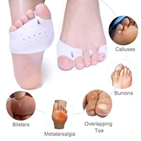 2pcs forefoot pads toe separator foot pads cushions insoles forefoot cushions pad high heel shoes anti slip pad