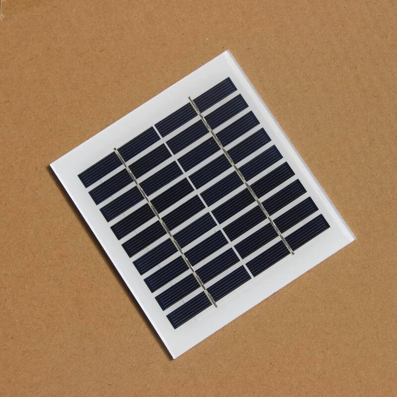 2 Вт 9 В солнечная ячейка стекло ламинированная поликристаллическая панель