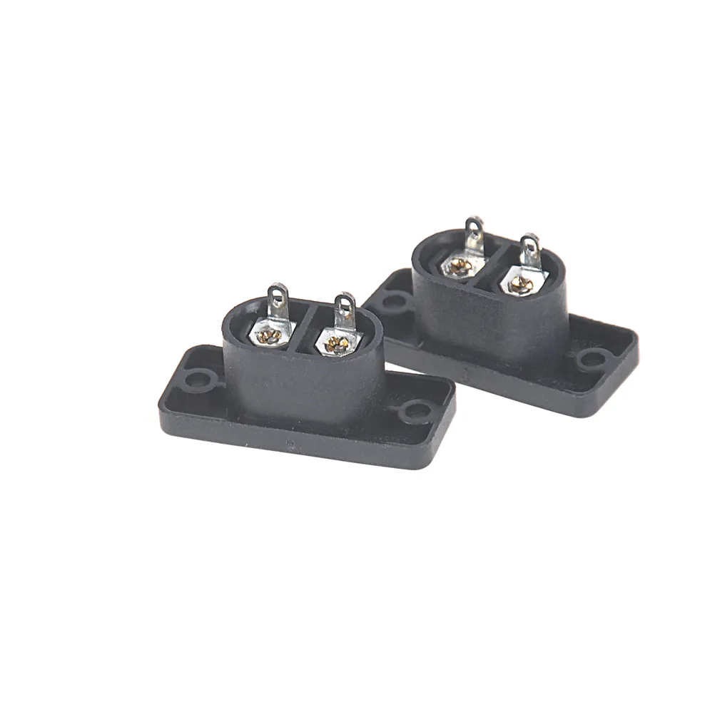 5 шт./компл. IEC320 C8 2 клемма розетка на входе AC 250V 2.5A черный Whosesale|Электрические
