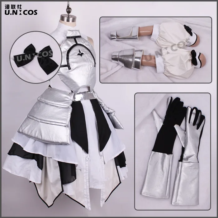

Hot Game Fate Saber Lily Cosplay Costumes Holy Grail Fashion Party Combat Uniform Dress Full Set Custom-Make Any Size