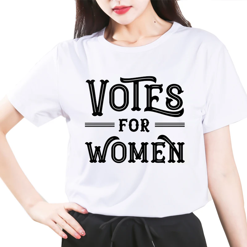 

Votes for Women Women Tshirt New Vogue Tshirt Graphic Tee Cute Women T-shirt Female Tee Shirt 90s Girls Tee Tshirt