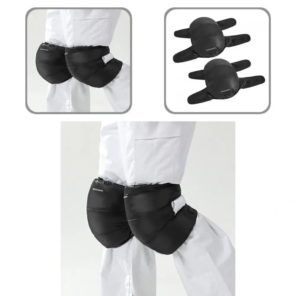 1 Pair Down Knee Pads Wind-proof Lint Smell-less Winter Down Knee Scarf Winter Knee Covers for Winter