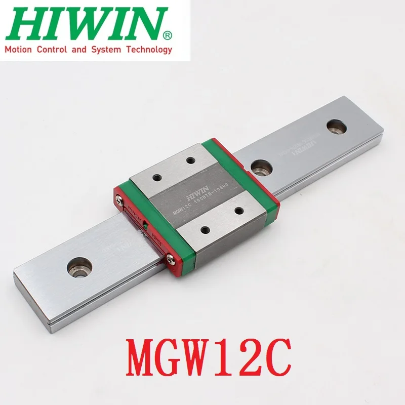 Оригинальный миниатюрный линейный направляющий блок Hiwin MGW12C 1 шт.|Линейные