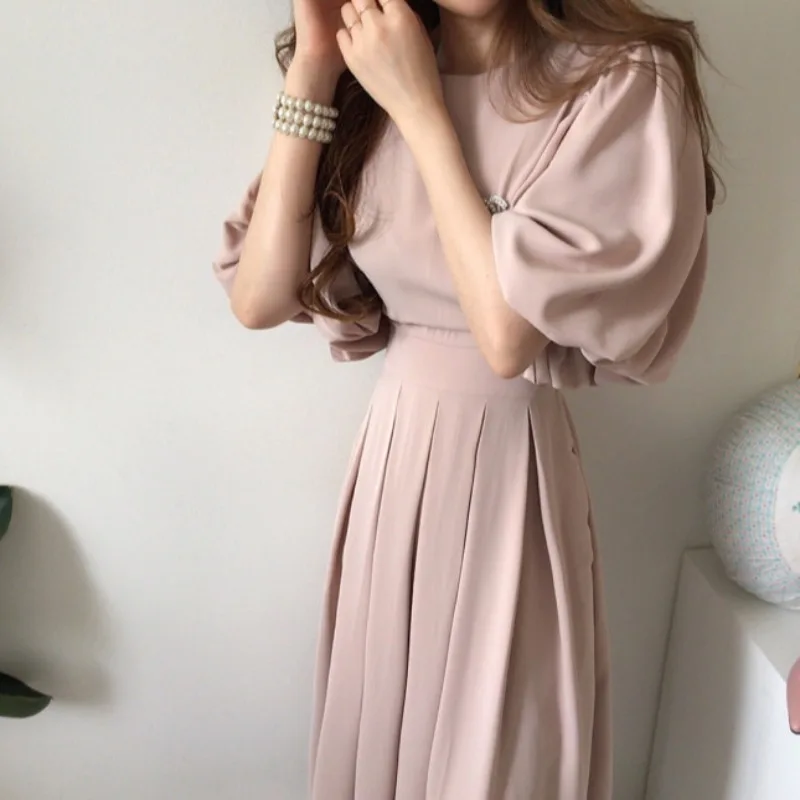 Элегантные летние шифоновые платья женское офисное Бандажное платье миди с