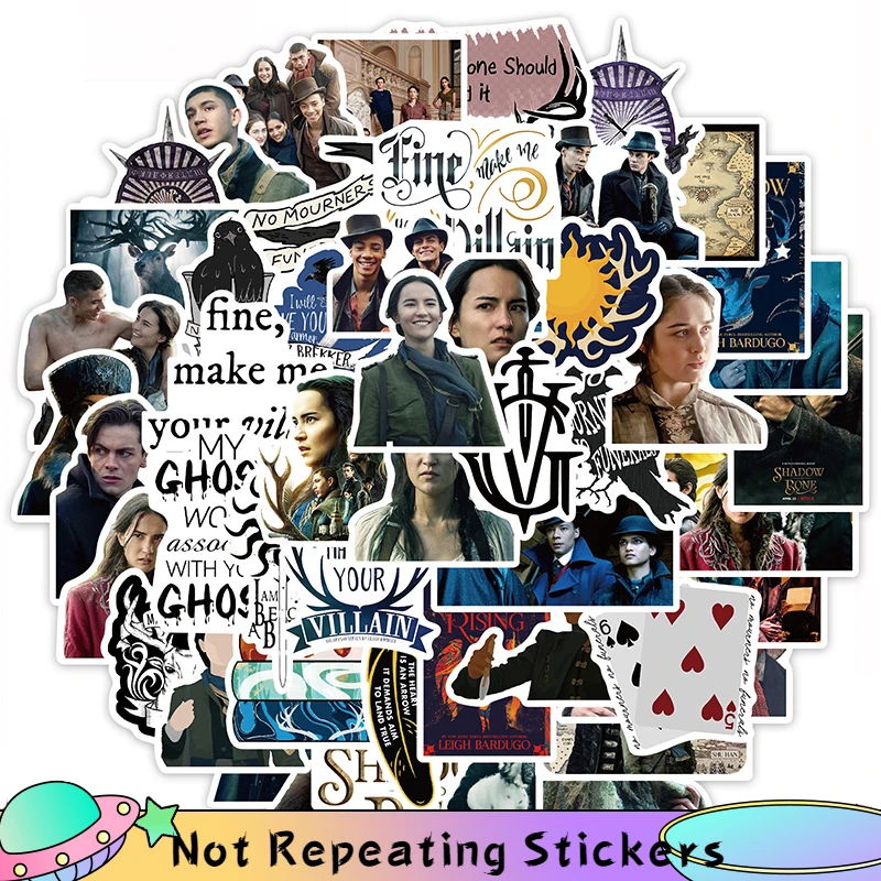 10/50 Pcs/pack Cartoon Shadow And Bone TV Series Graffiti Stickers For Decals Helmet Phone Luggage Laptop Diy Motorcycle Case