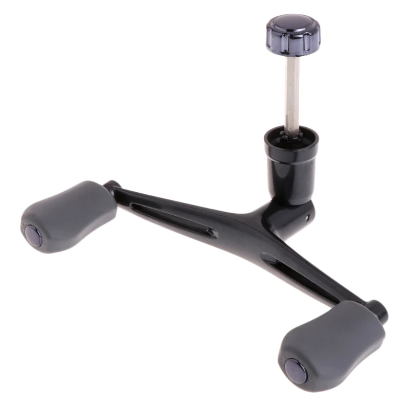 Рыболовная ручка катушка с двойной ручкой рыболовные аксессуары из алюминиевого