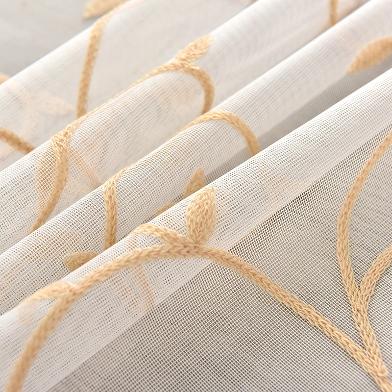 Lanke Коричневые Шторы на окна Короткие тюлевые шторы для гостиной спальни кухни