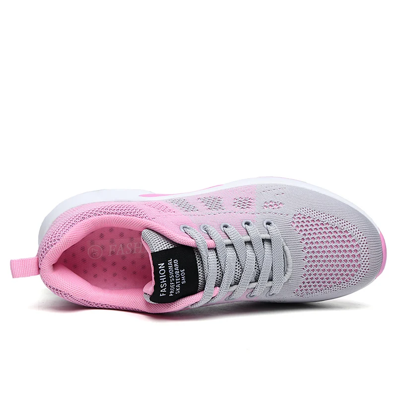 

2020 Women Sport Shoes Light Sneakers Weight Running Shoes For Women Soles Breathable zapatos de mujer High Quality Couple 35-42