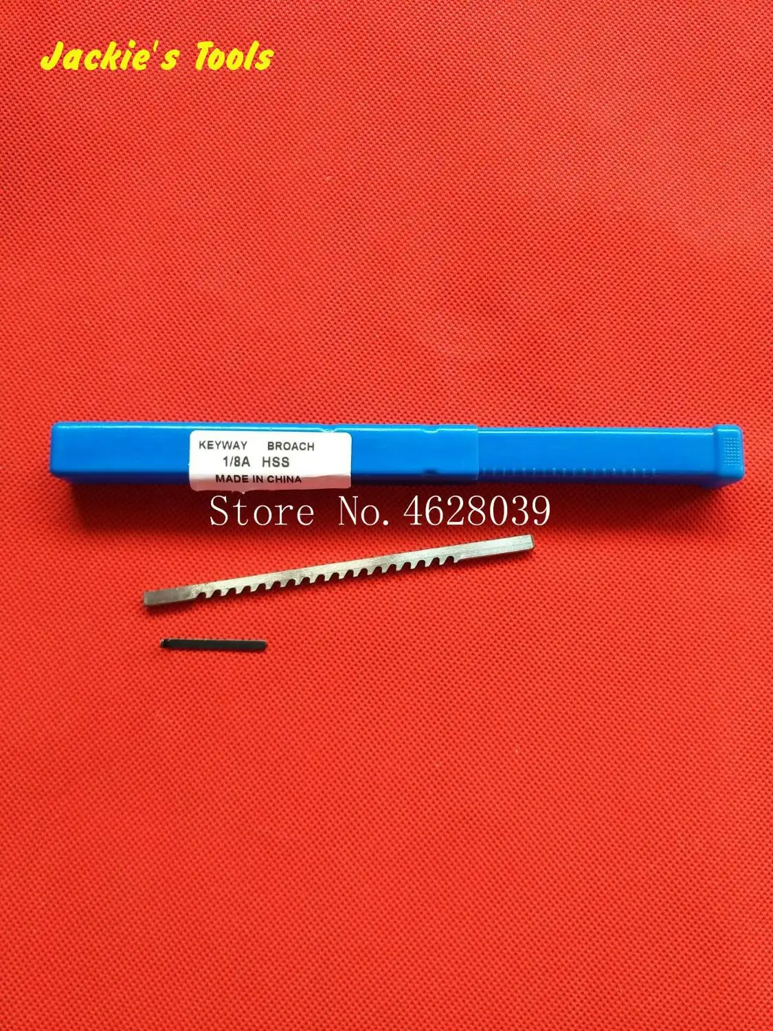 Keyway Broach 1/8 дюйма высокоскоростной режущий инструмент из быстрорежущей стали типа