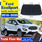 Аксессуары для Ford EcoSport 2018, 2019, 2020, Задняя подкладка для груза, коврик для багажника, напольный лоток, грязеотталкивающий ковер, протектор, Стайлинг автомобиля
