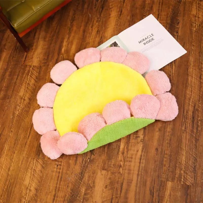 Круглый цветочный ковер для спальни Нескользящие Детские Коврики ползания