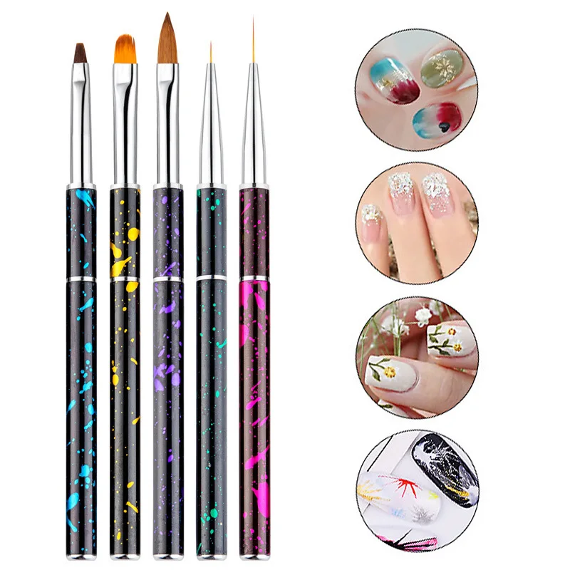 1 шт. акриловая кисть для рисования с ручкой-вкладышем разных размеров