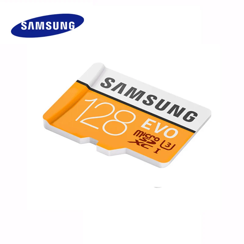 Карта памяти MicroSD SAMSUNG EVO Micro SD Card 64 Гб 128 карта Class10 TF/SD карты C10 R100MB/S XC UHS-1 поддержка 4K