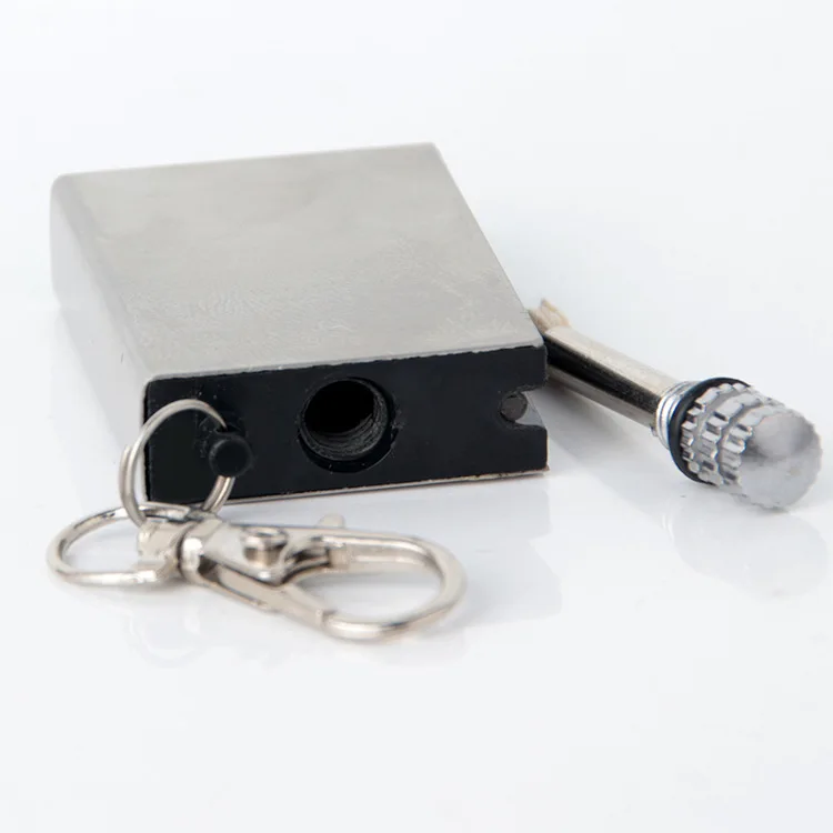 Десять тысяч спичек Новинка необычный квадратный корпус из нержавеющей стали