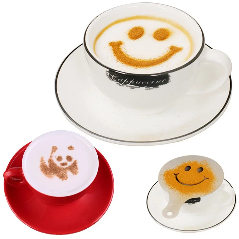 Трафареты для кофе форма капучино красивая модель печати на шейкер из