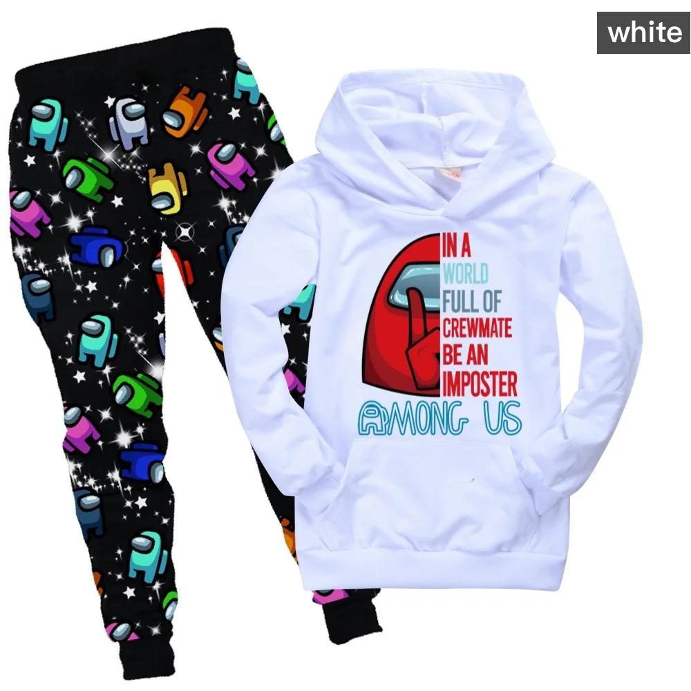 

Among Us Kids Fashion Children's Clothes Children's Sweaters+Casual Pants Suit Boutique Children's Wear Fashion Children's Suit