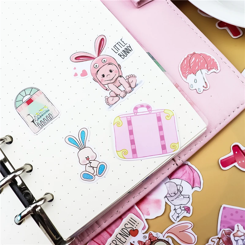 40 шт. милые наклейки DIY Наклейка Мобильный/PC Искусство горный хрусталь