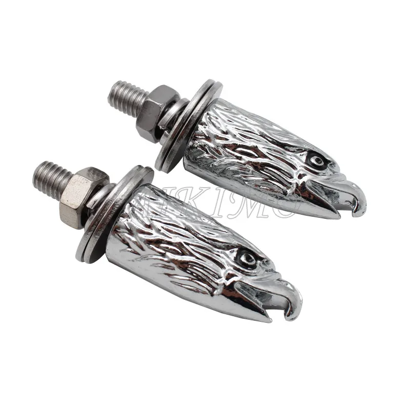 Универсальные мотоциклетные болты винты с головкой орла 4 шт. хромированные для