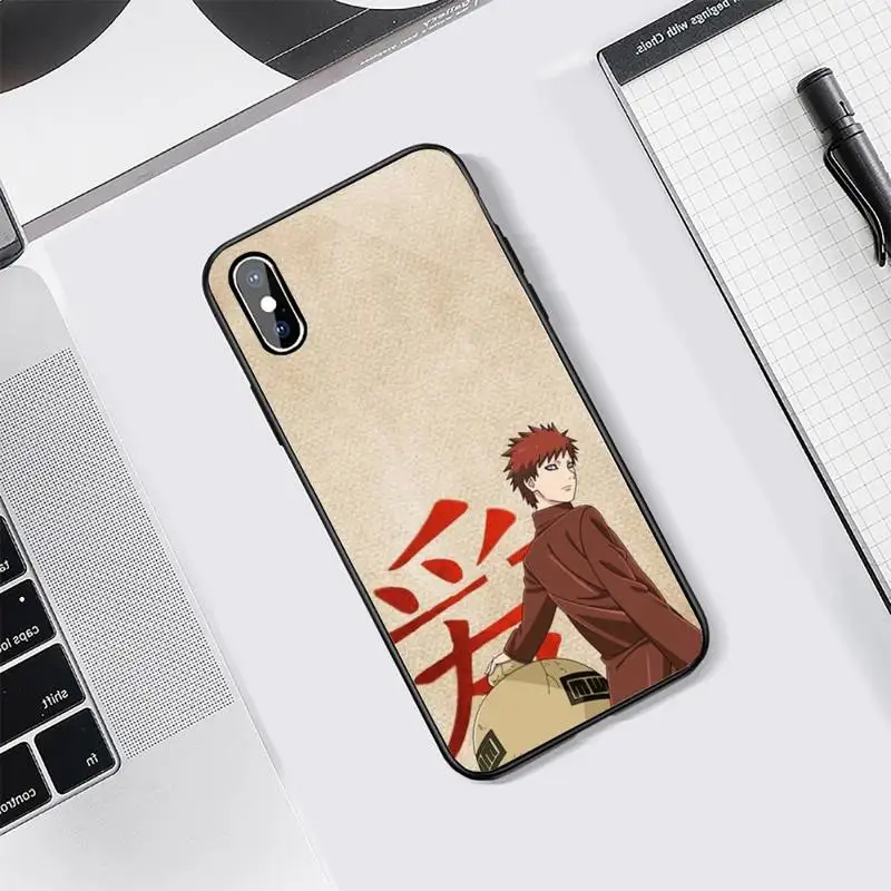 

Naruto Itachi Gaara Japan anime Phone Case Tempered glass For iphone 5C 6 6S 7 8 plus X XS XR 11 PRO MAX