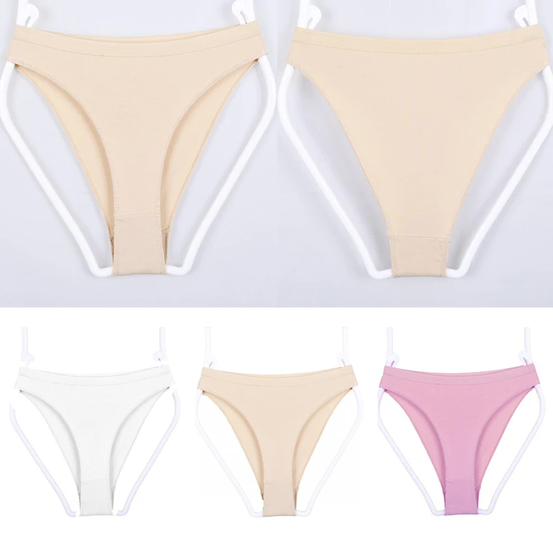 Трусы женские бесшовные трусы детские плавки с высокой талией для балета танцев