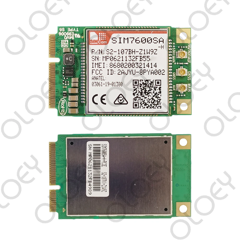 SIMCOM SIM7600SA-H Mini PCIE LTE Cat4 модуль многополосный Pcie для Австралии/Новой Зеландии/Южной