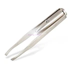 100 шт. Новый портативный пинцет со светодиодсветильник кой удаление волос брови инструмент для красоты макияжа со светодиодсветильник кой для женщин