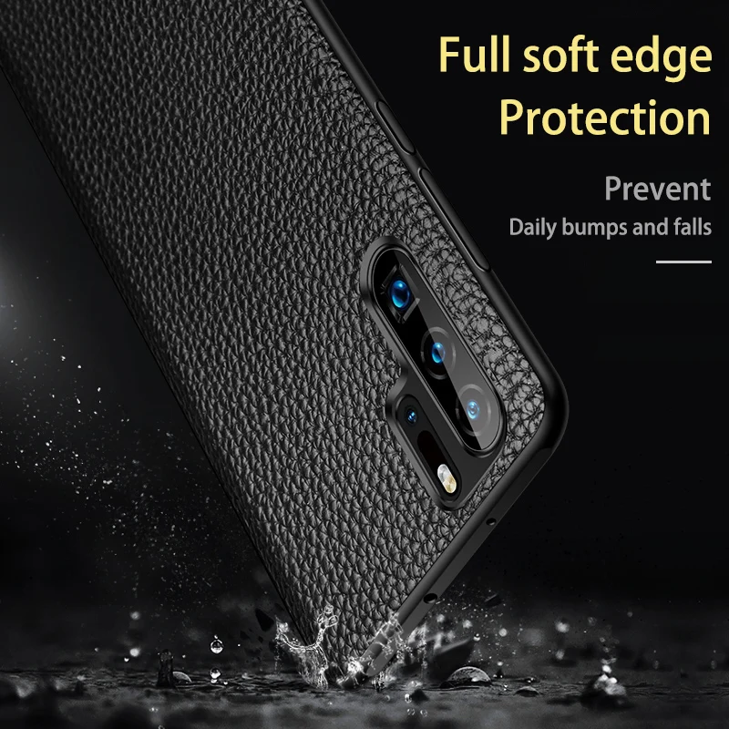 Кожаный чехол для телефона Huawei P20 P30 lite P40 Mate 20 30 Pro Nova 5T Y9 P samrt 2019 Honor 8X 9X 10i Pro|Бамперы|