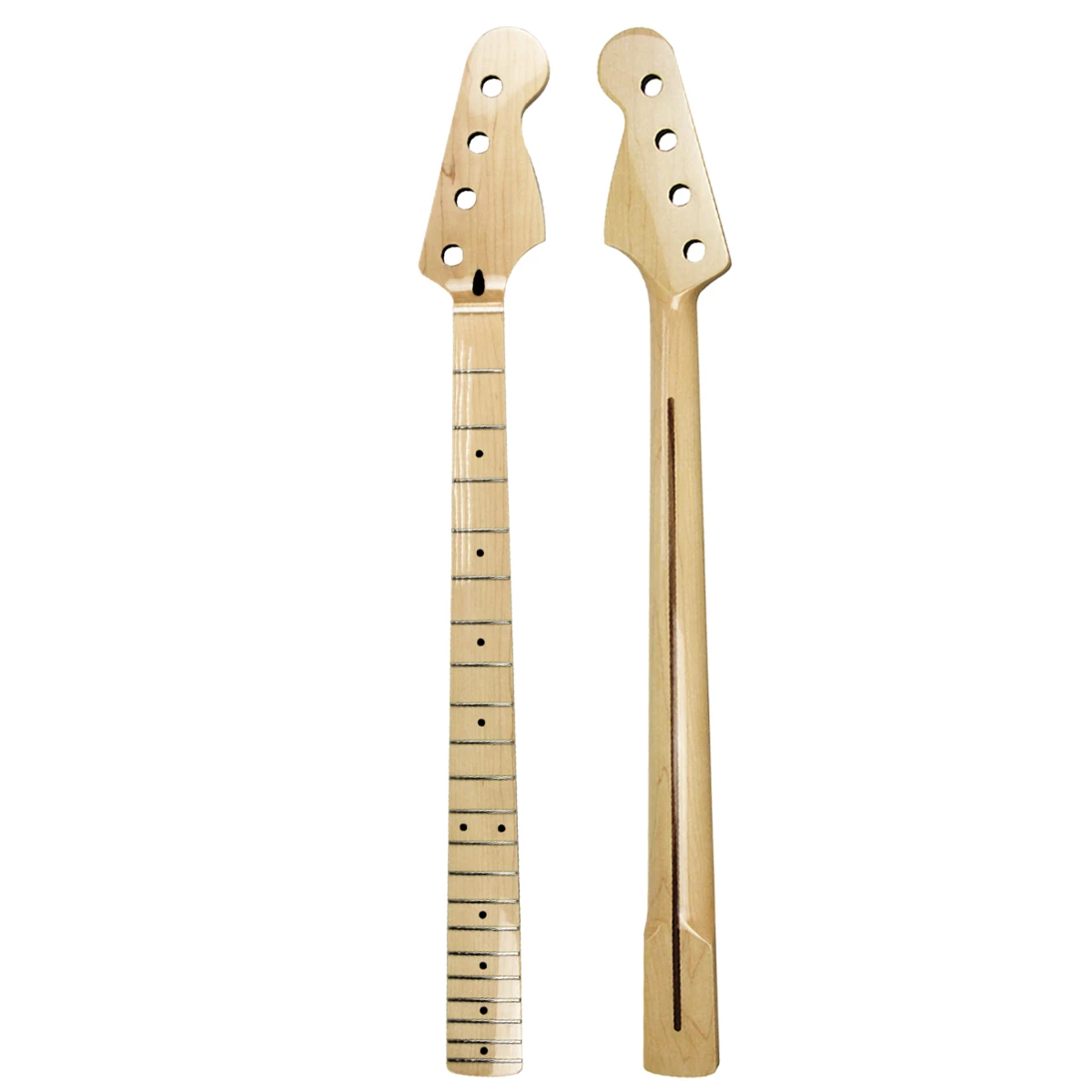 FLEOR 1 шт. 21 Fret Bass Neck кленовый гриф глянцевый сатин для PB JB бас гитара шеи части