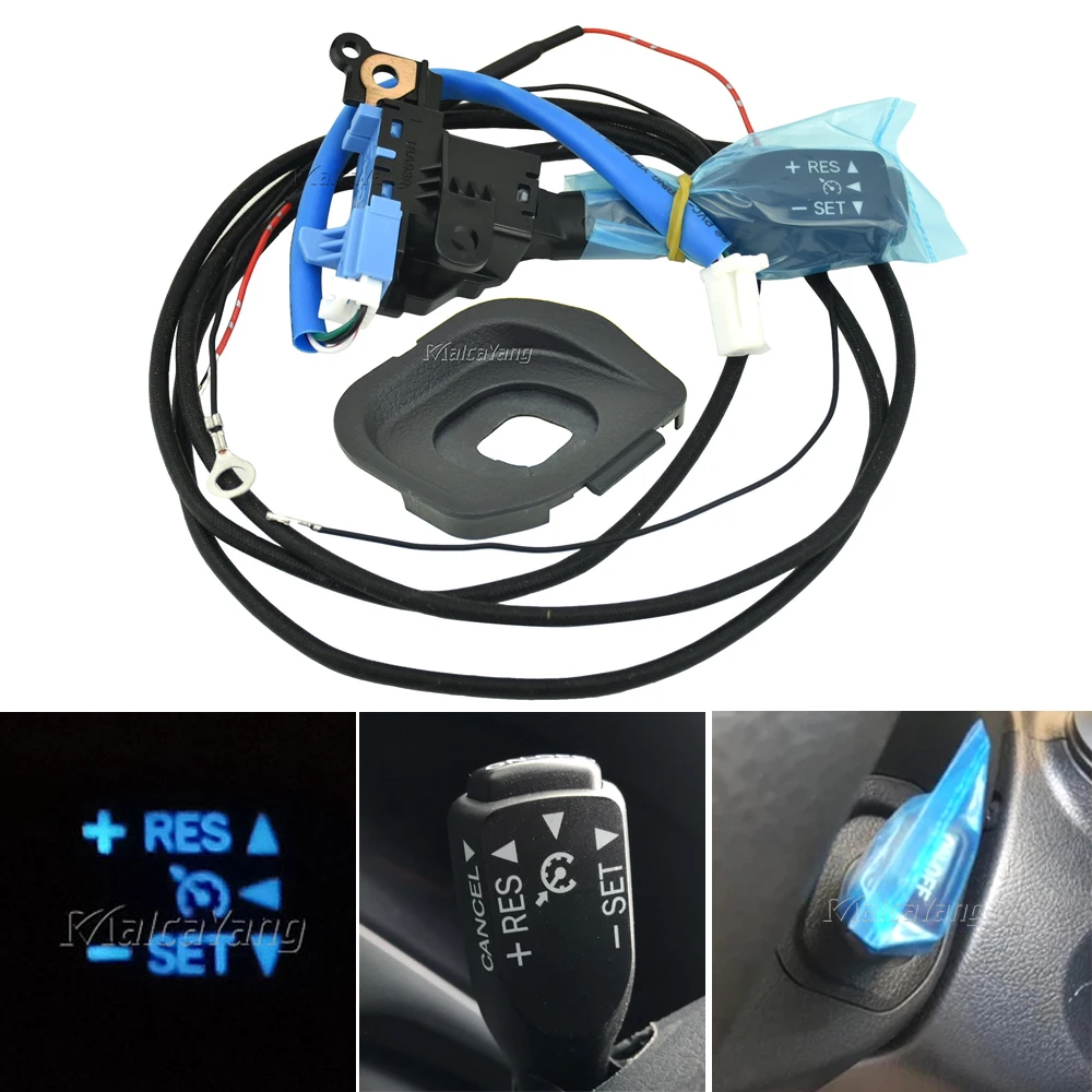

Светодиодный переключатель круиз-контроля на руль с синей подсветкой для Toyota Hilux Revo Fortuner SR5 M70 M80 84632-34011 45186-0K120-C0