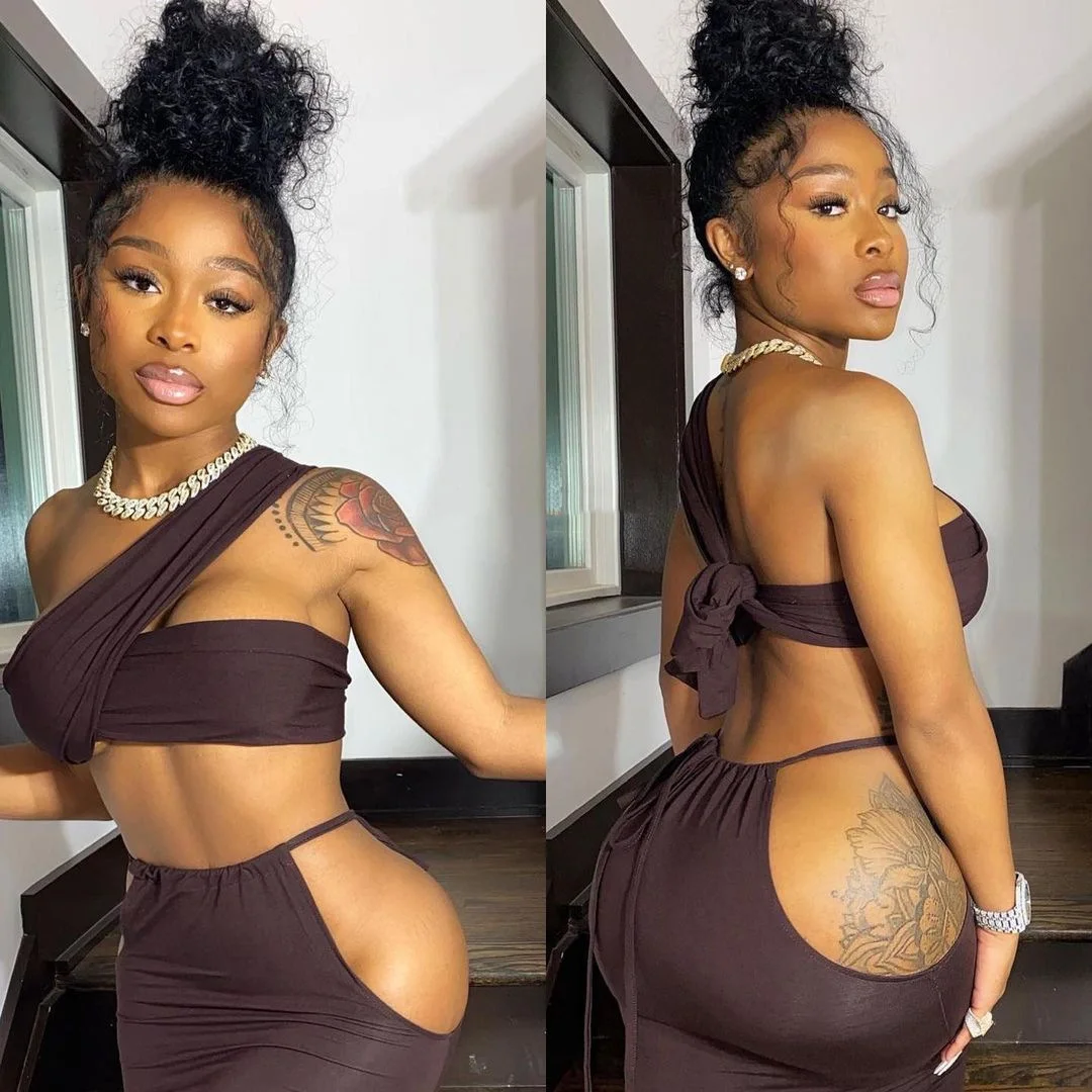 Сексуальные платья с открытой спиной Длинные комплект юбкой и футболкой одежды