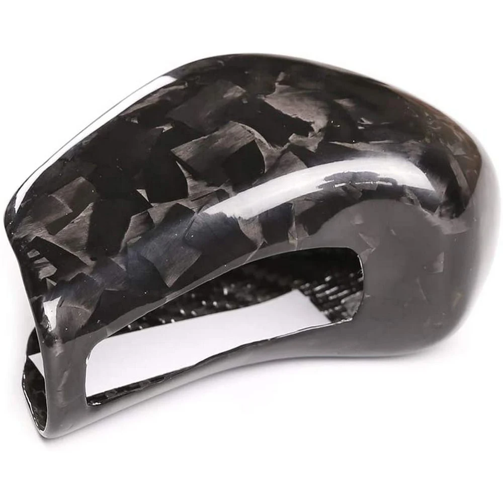 

Carbon Fiber Gearshift Head Decorative Frame Sticker Auto Parts for Maserati Levante/Geberit/President 2013-2018