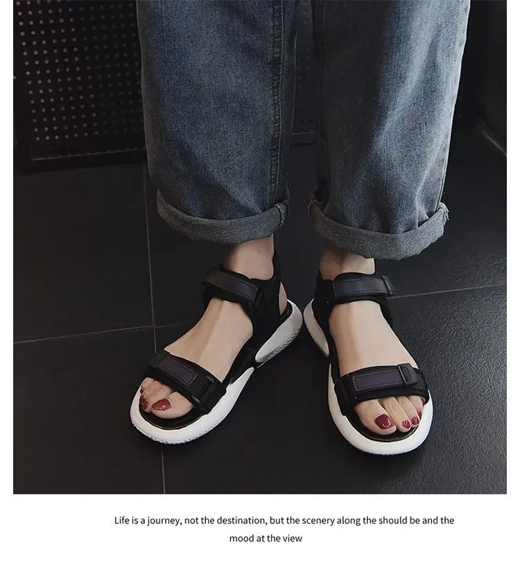 

Women's Sports Sandals Wild Muffin Thick Bottom Fashion Casual Beach Shoes Women's Sandals Sandali De Muj Sneakers