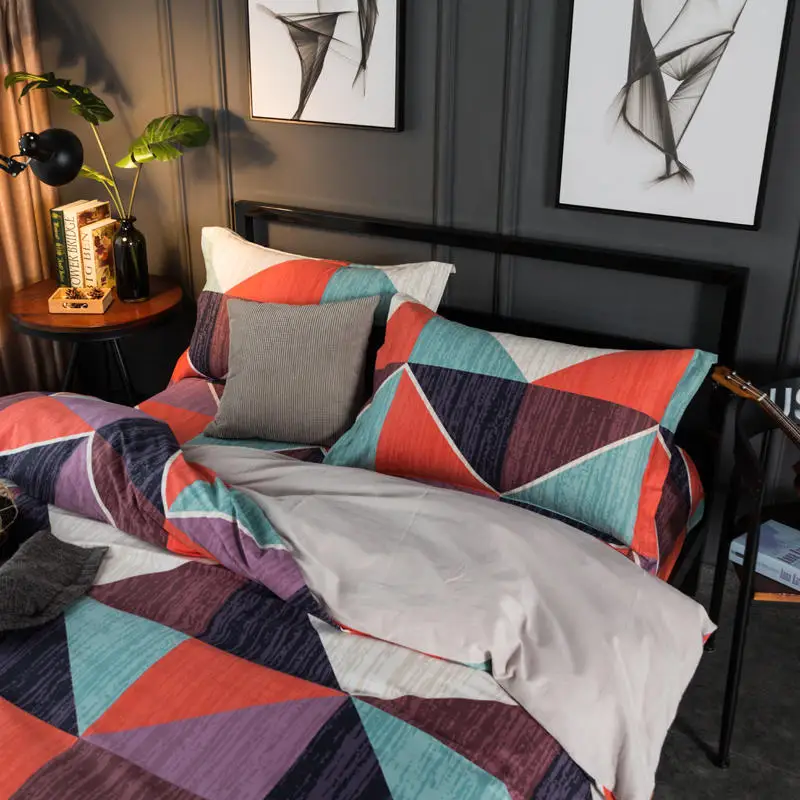 Пододеяльник и 2 Наволочки 1 шт. Комплект постельного белья пододеяльник-пазл