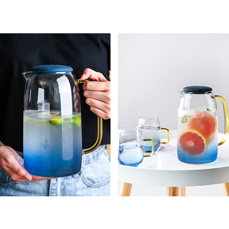 Недавно градиент Цвет Мрамор холодной воды Стекло бутылки высокого Температура