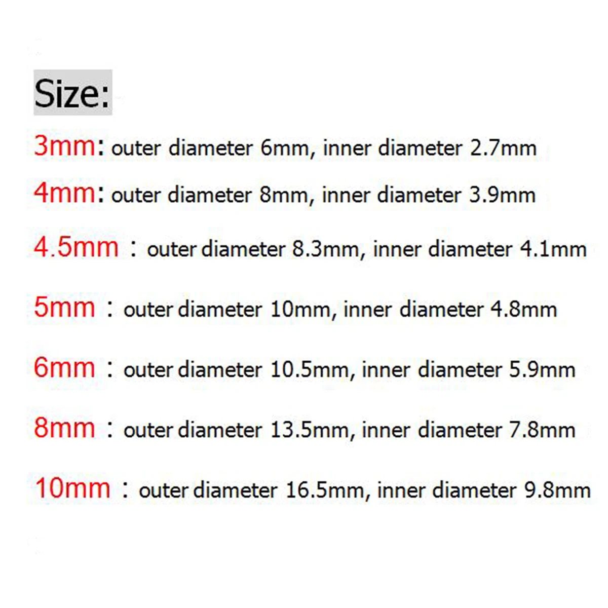 100 шт. металлические кольца с отверстиями для обуви кожаных ремней и шапок 3 мм |