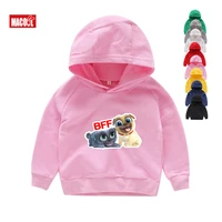 2019 autumn cartoon lovely dog pals print hoodies for boy girls clothing children pink funny kids hoodies sweatshirts 2t 8t