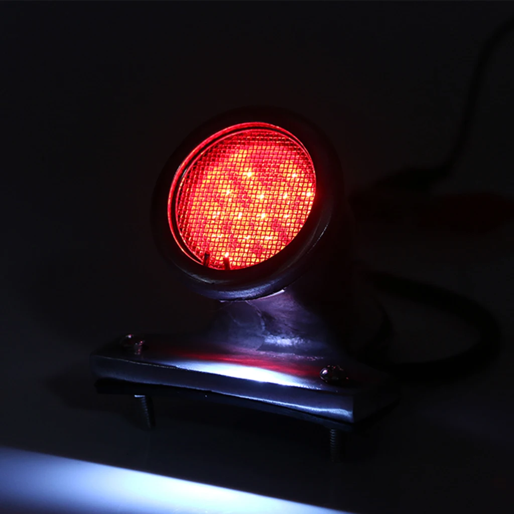 Задний стоп сигнал для мотоцикла велосипеда красного цвета 12 В задний светильник