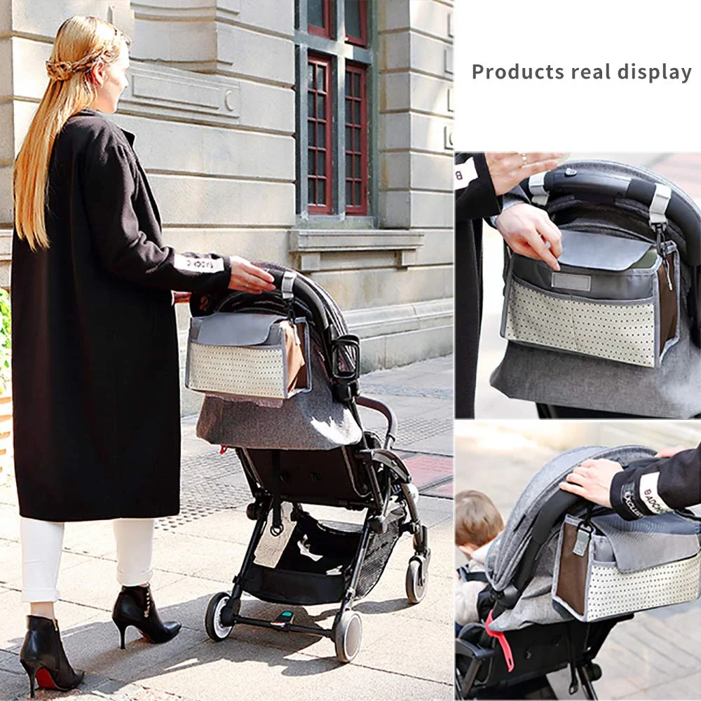 Детская коляска органайзер подвесная сумка для подгузников бутылки чашка с