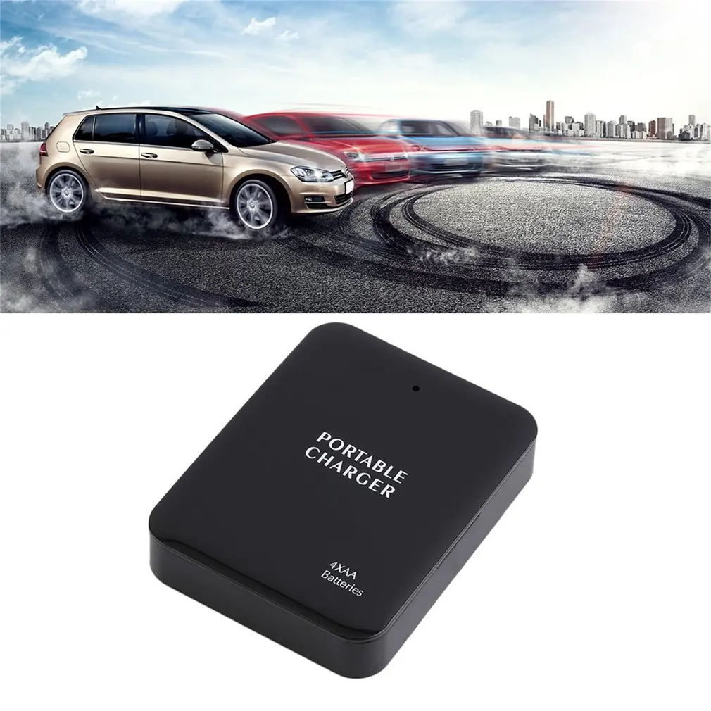 Внешний аккумулятор новый 40g фонарь/выкл/USB портативный USB 4AA батарея аварийное