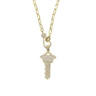 Цепочка-чокер женская, с кубинским плетением