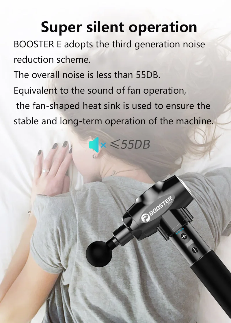 Новинка 24 В супер низкий уровень шума долгая работа вибрация ГЛУБОКАЯ ТЕРАПИЯ